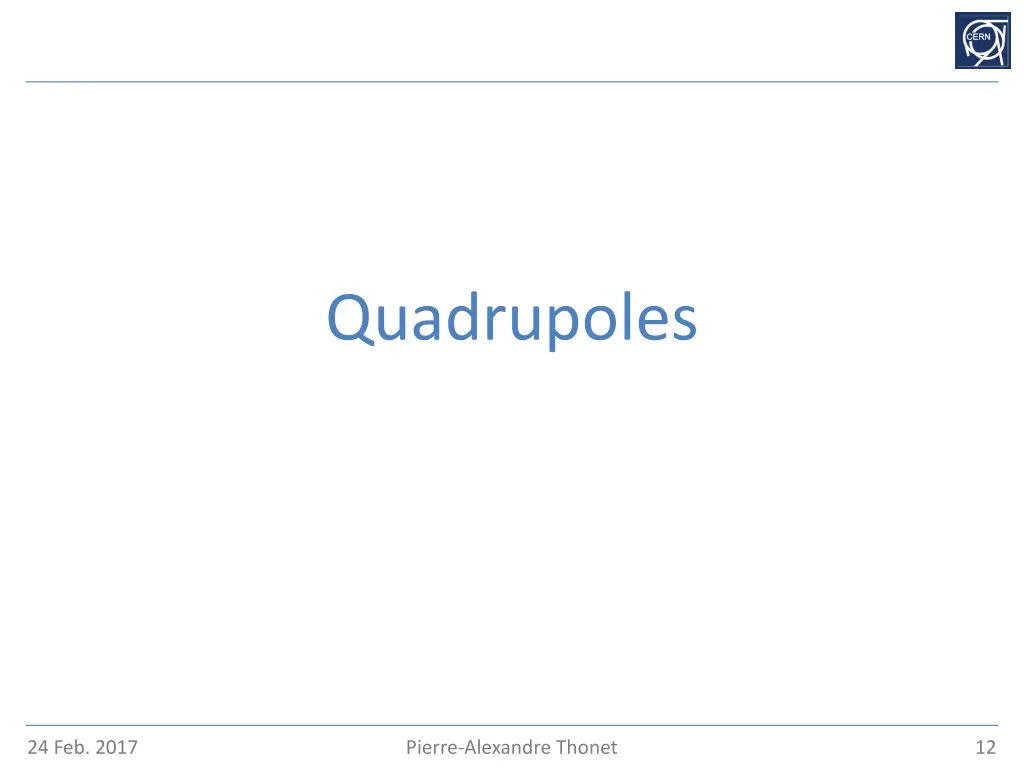 quadrupoles