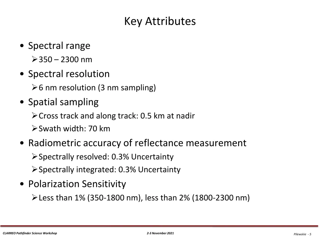 key attributes