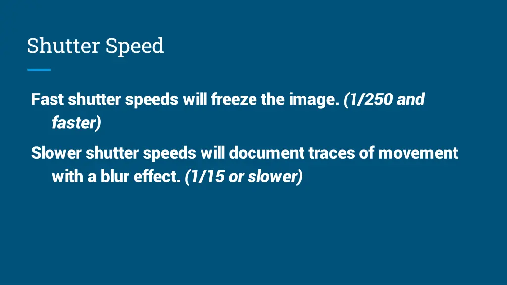 shutter speed 1
