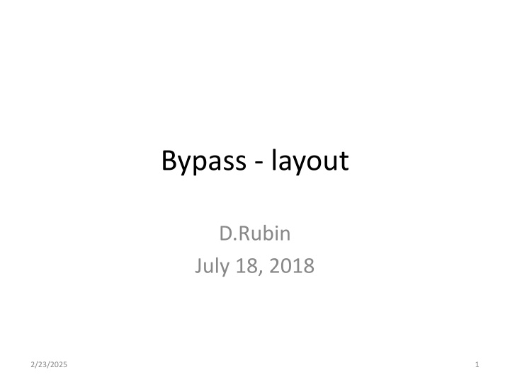 bypass layout