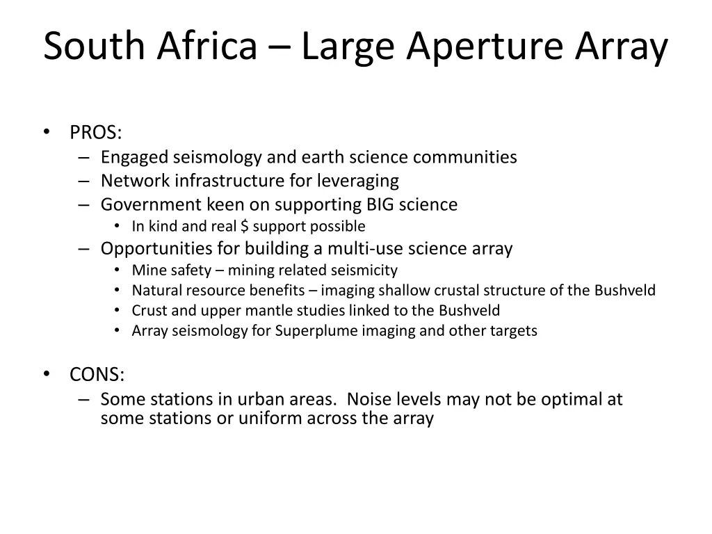 south africa large aperture array