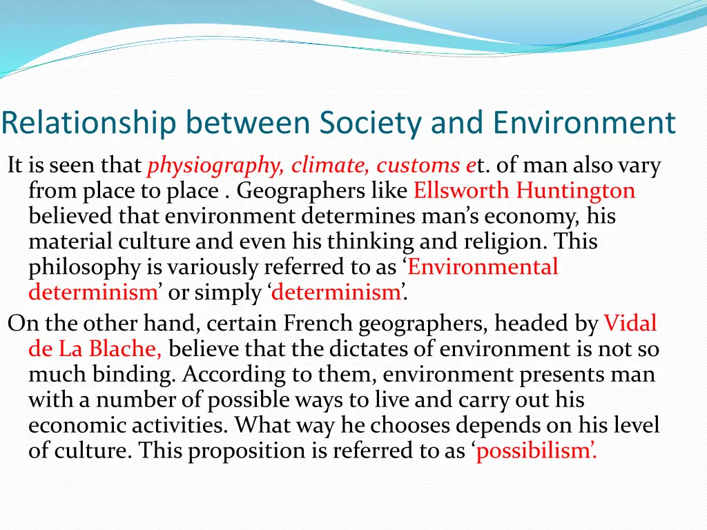 relationship between society and environment