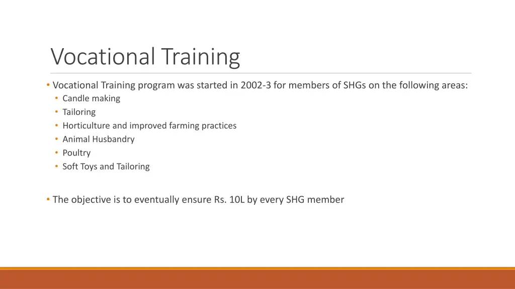 vocational training