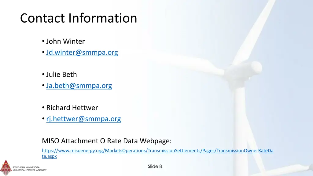 contact information