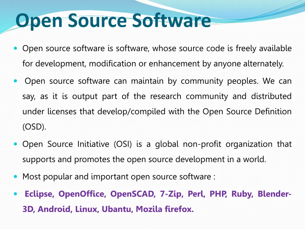 open source software
