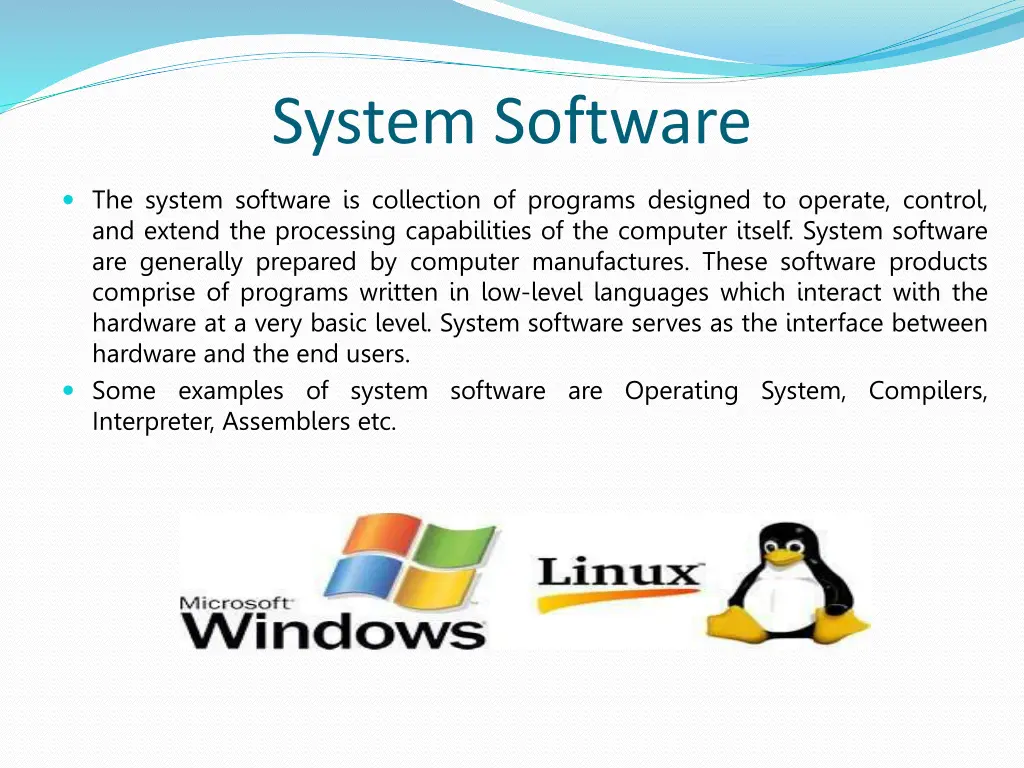 system software