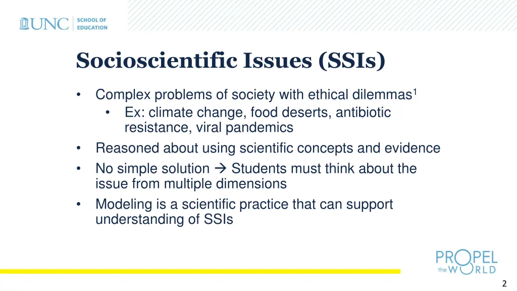 socioscientific issues ssis