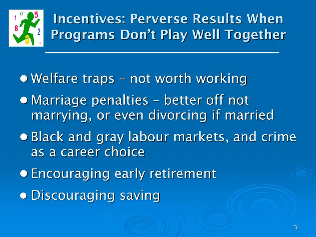 incentives perverse results when programs