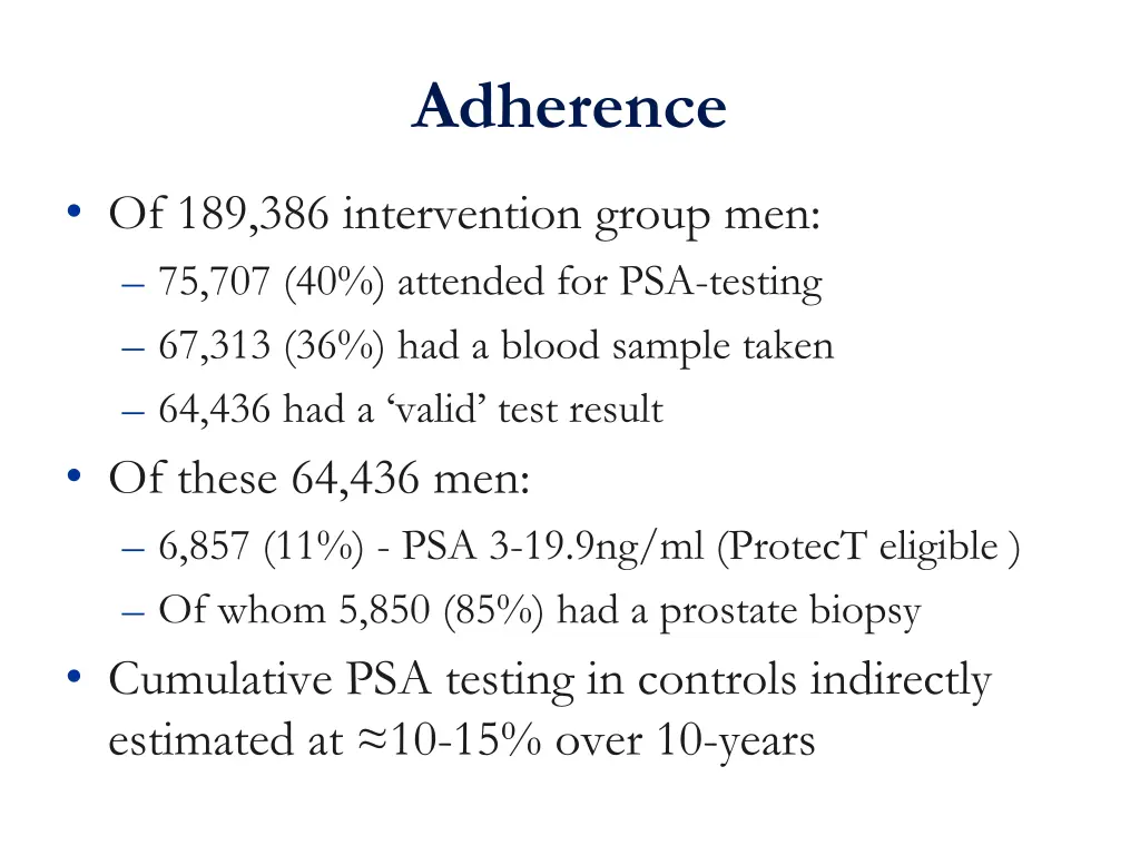 adherence