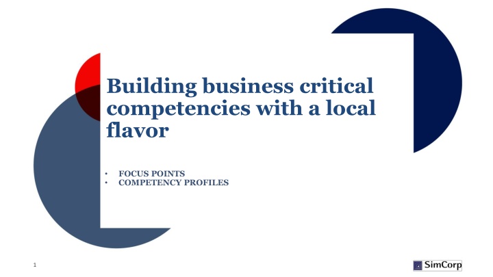 building business critical competencies with