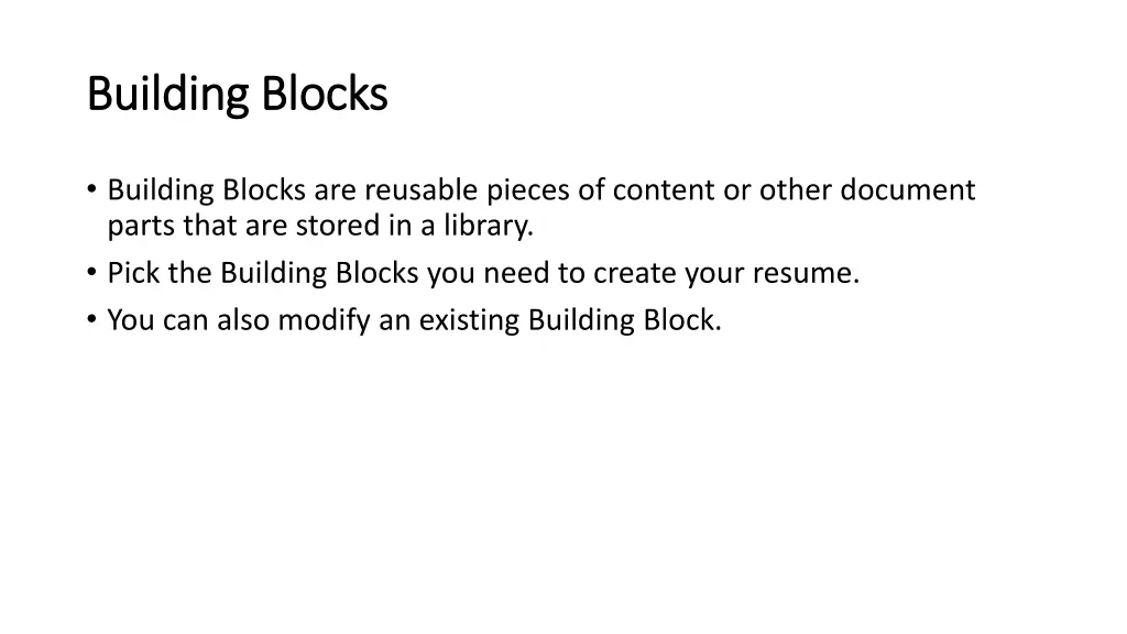 building blocks building blocks