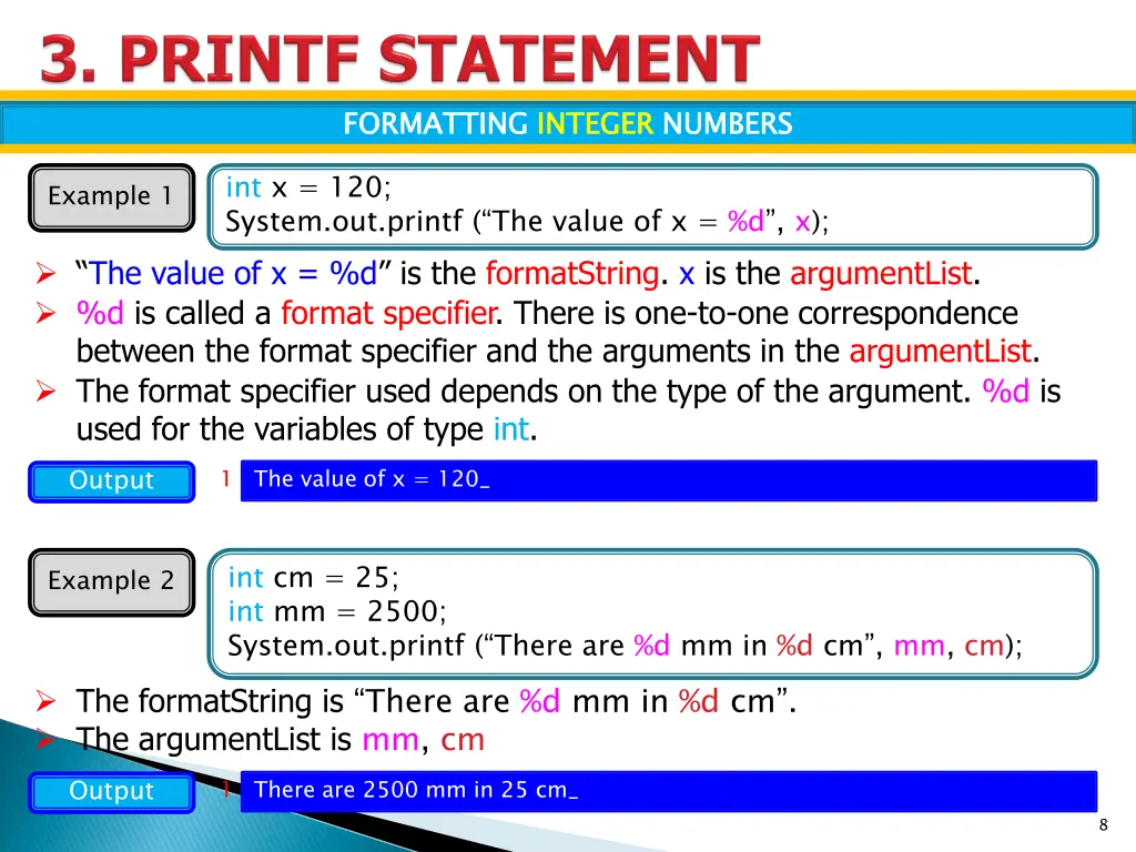 formatting
