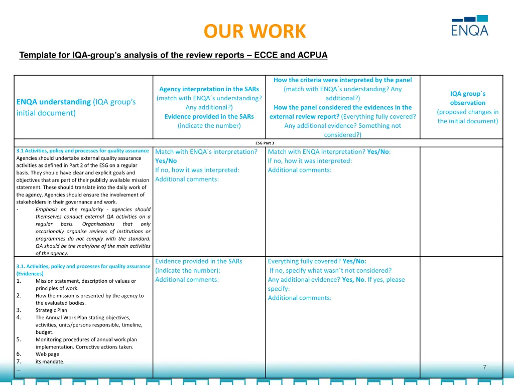 our work 2