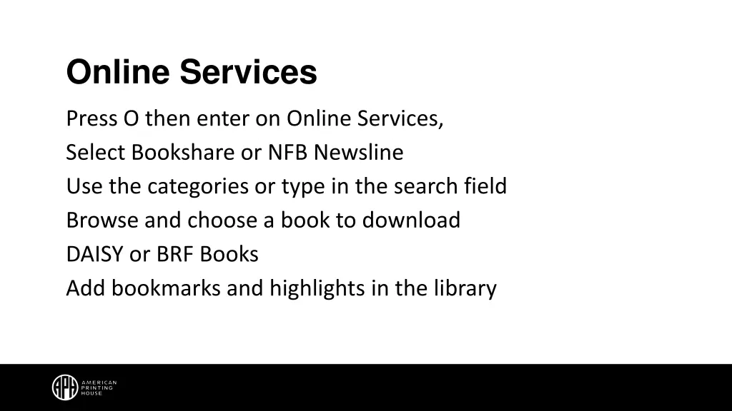 online services