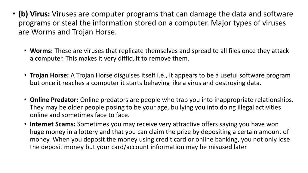 b virus viruses are computer programs that