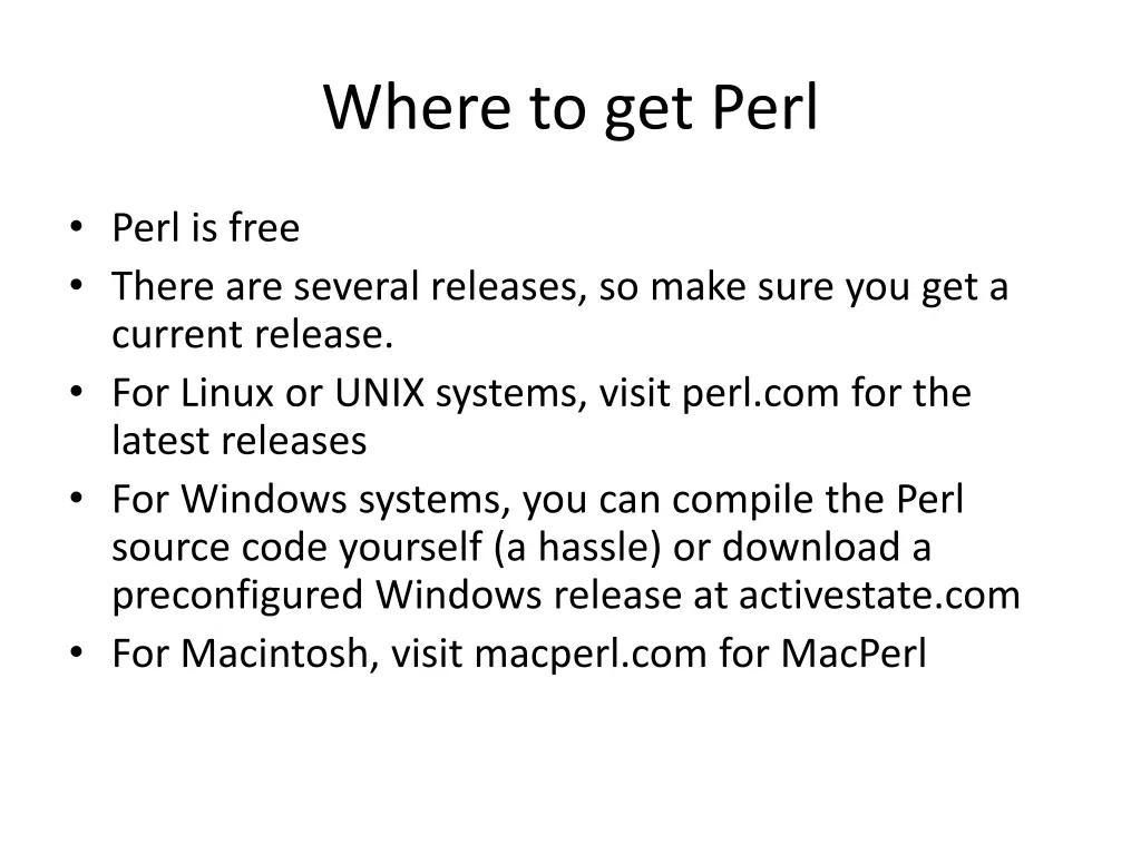 where to get perl