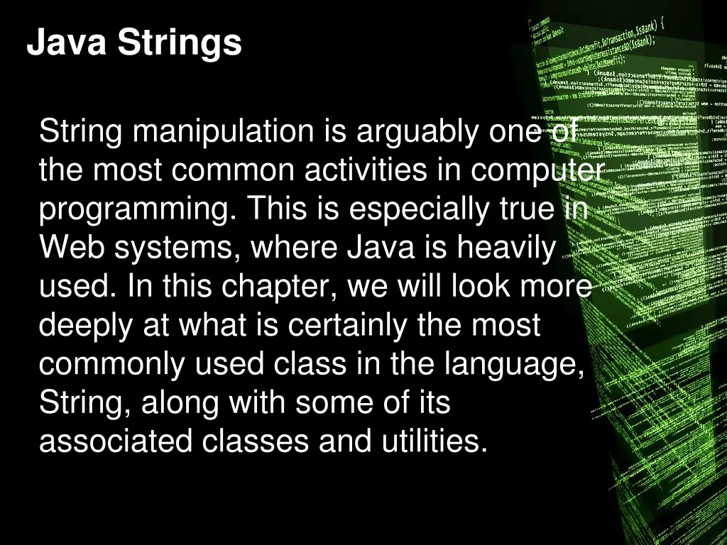 java strings