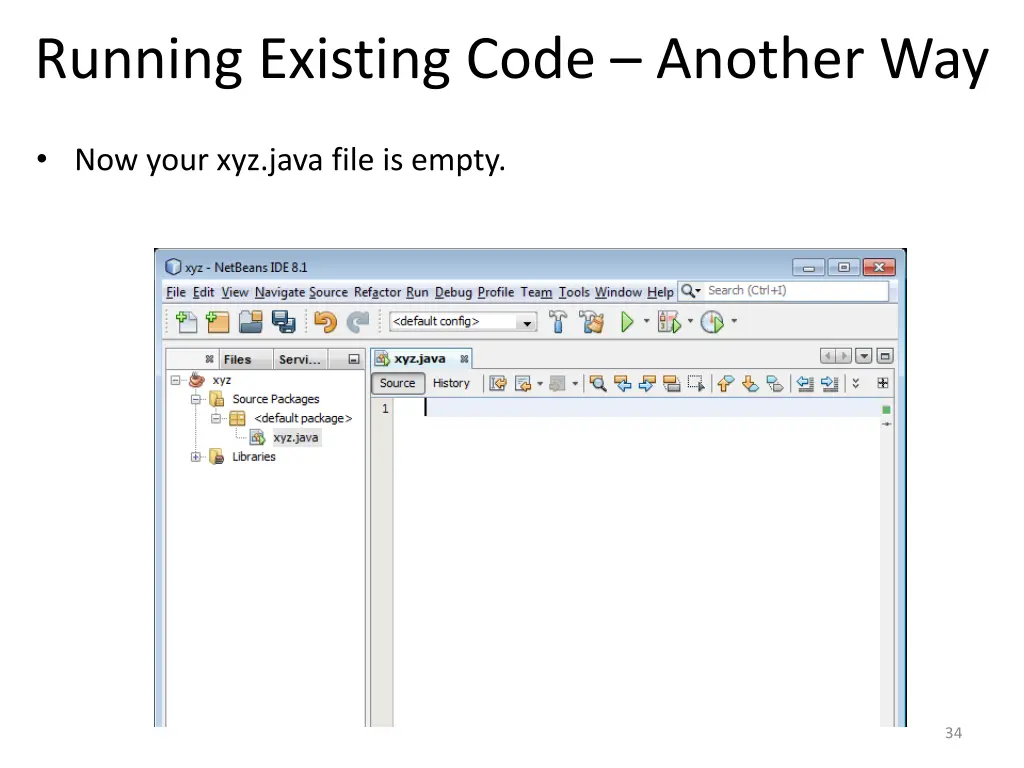 running existing code another way 4