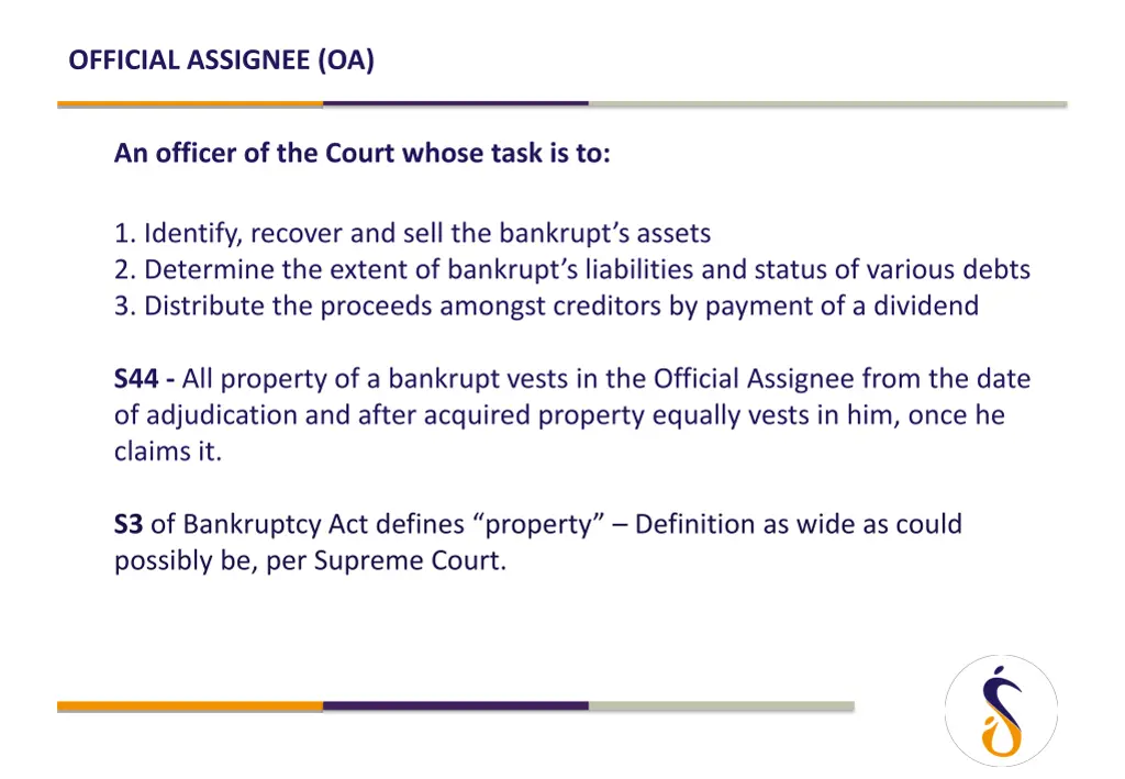 official assignee oa