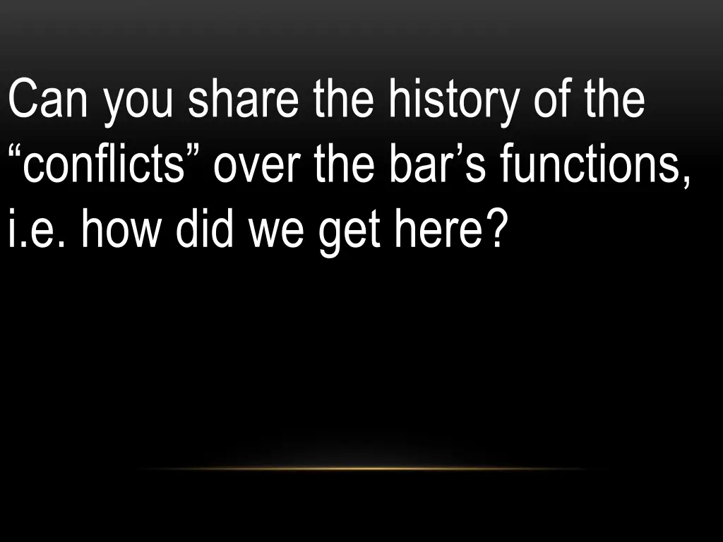 can you share the history of the conflicts over