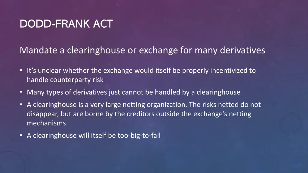 dodd frank act