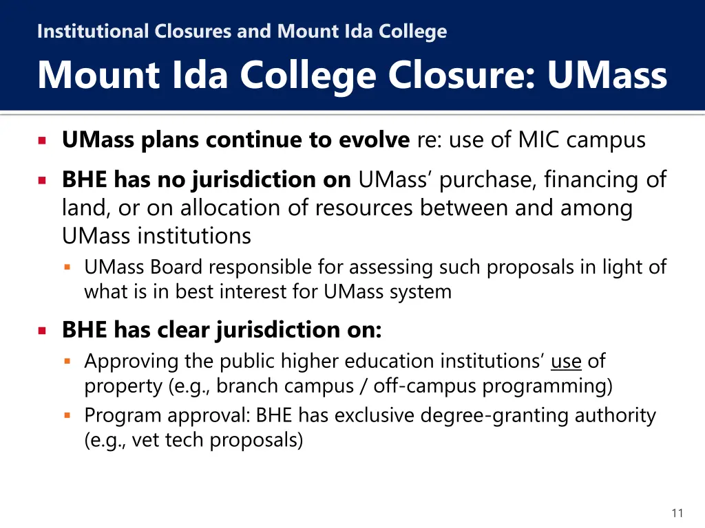institutional closures and mount ida college 10