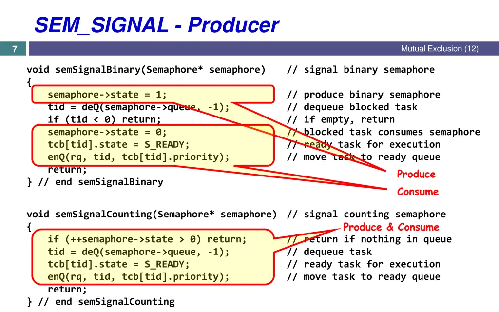 sem signal producer