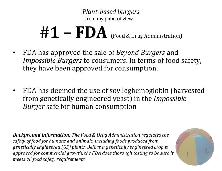 plant based burgers from my point of view