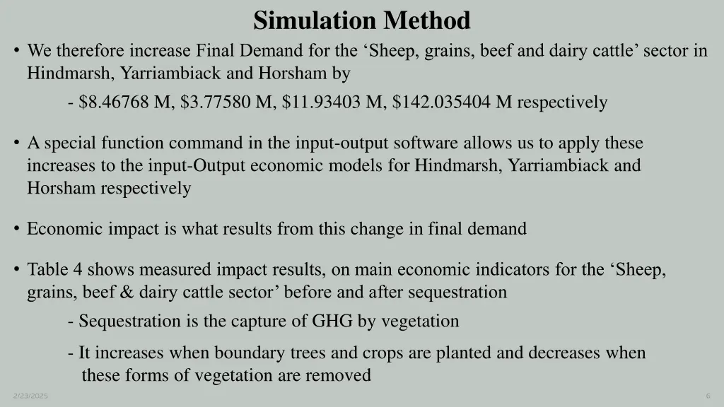 simulation method
