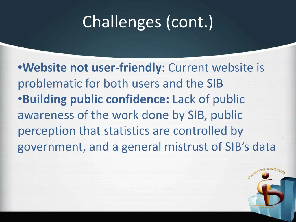 challenges cont