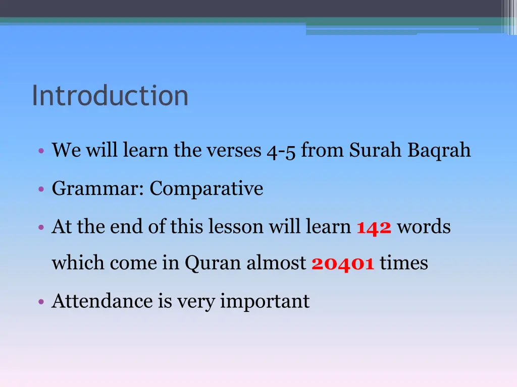introduction
