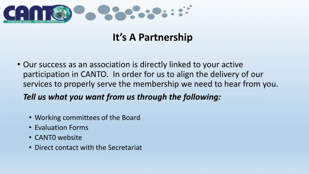 it s a partnership