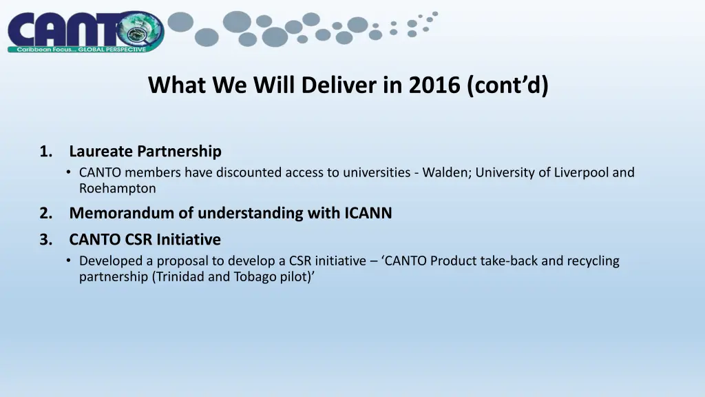 what we will deliver in 2016 cont d