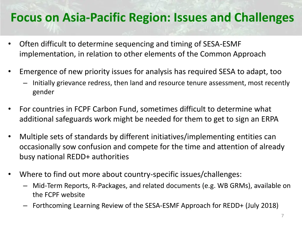 focus on asia pacific region issues and challenges