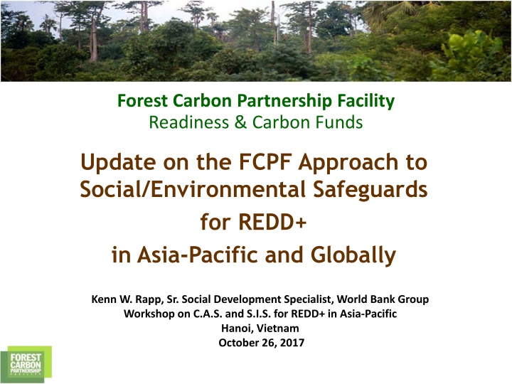 forest carbon partnership facility readiness
