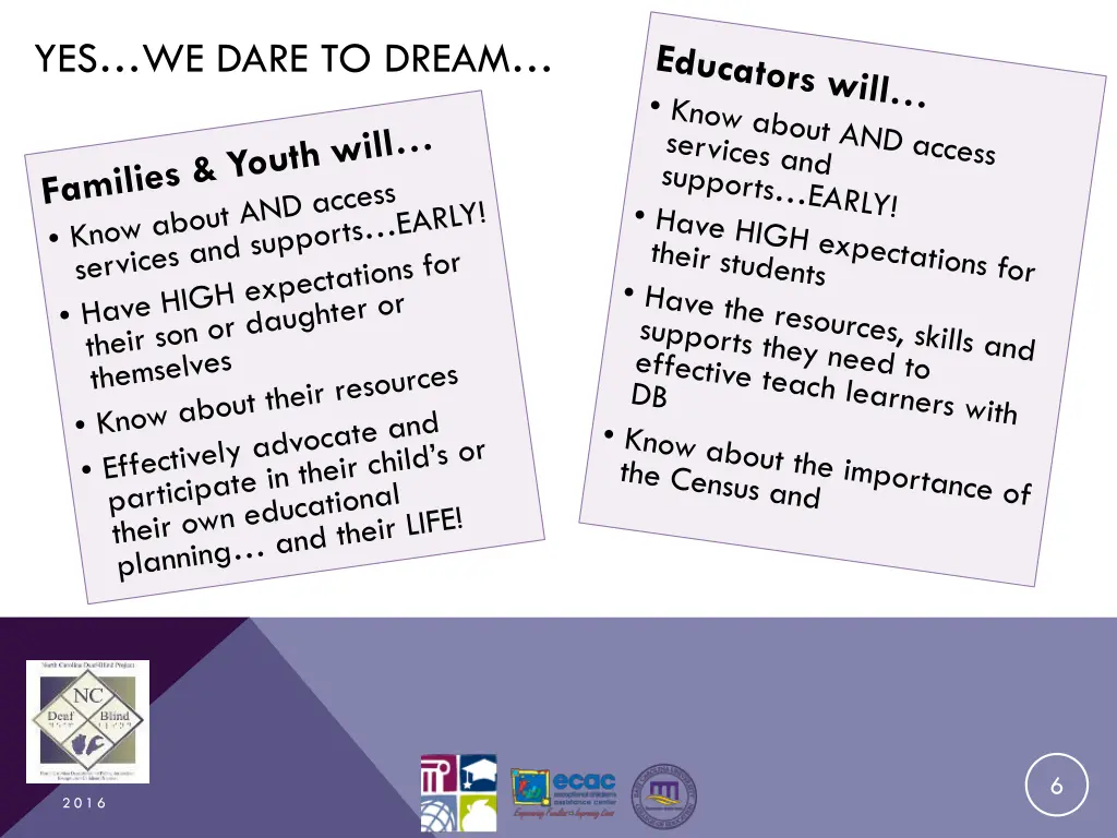 yes we dare to dream
