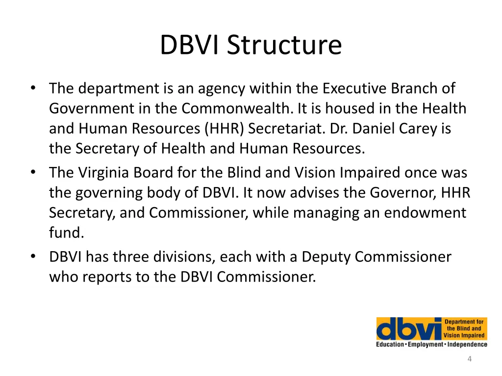 dbvi structure