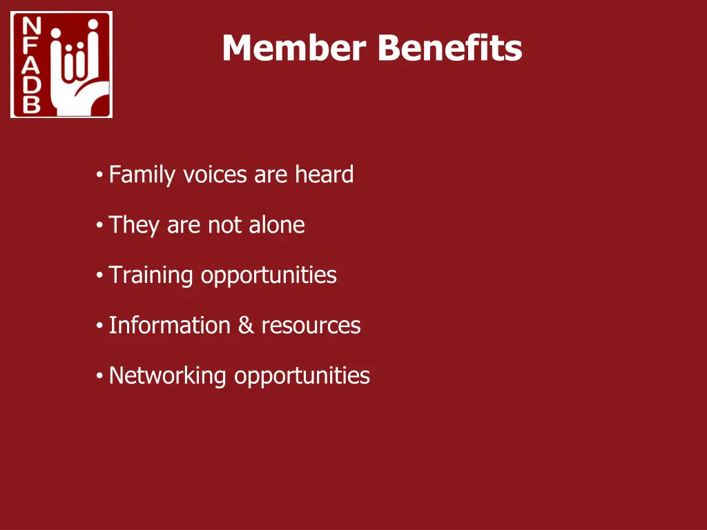 member benefits