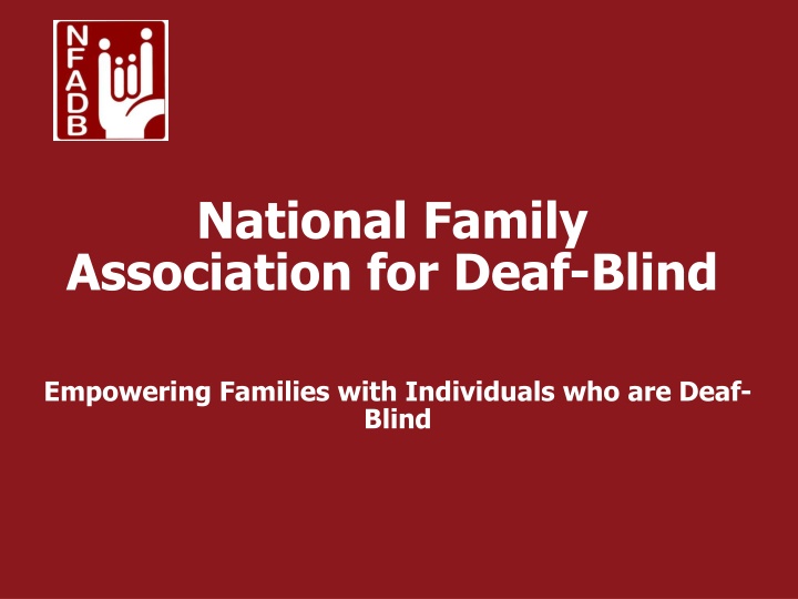 national family association for deaf blind