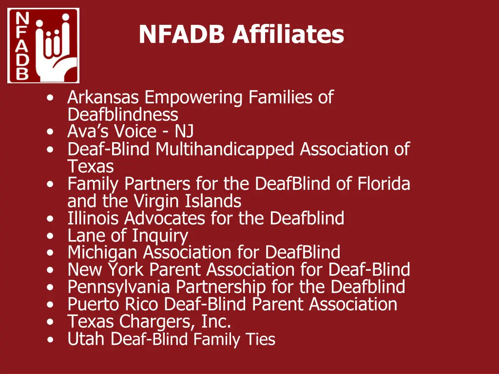 nfadb affiliates