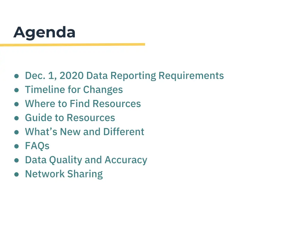 agenda
