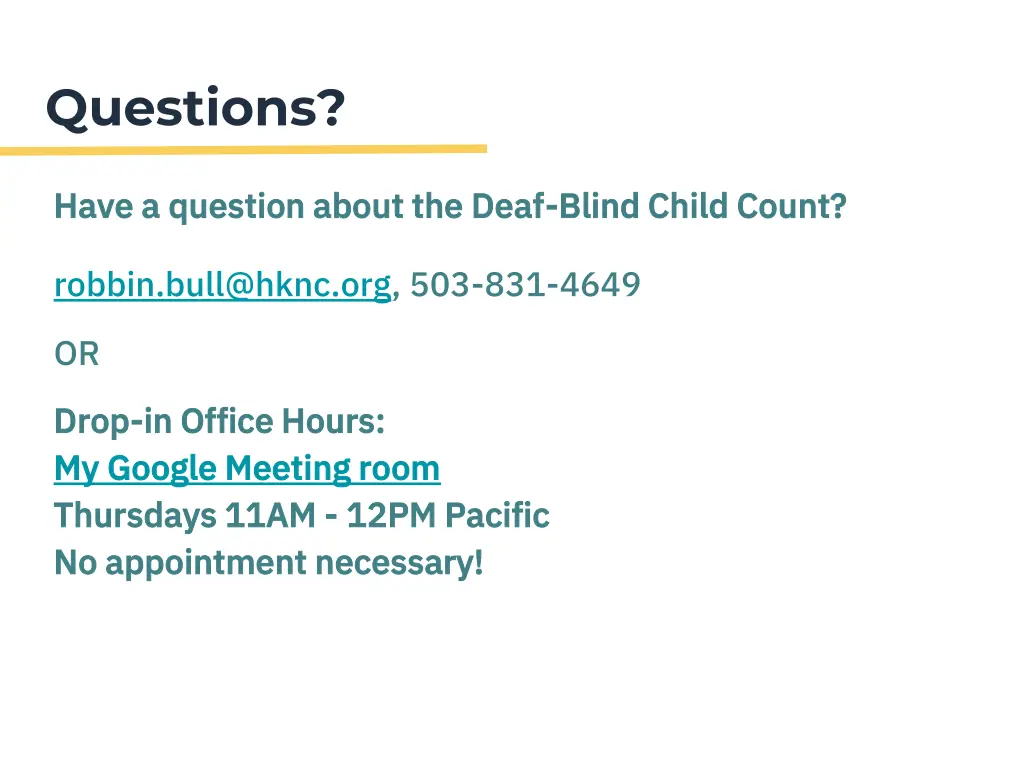 questions