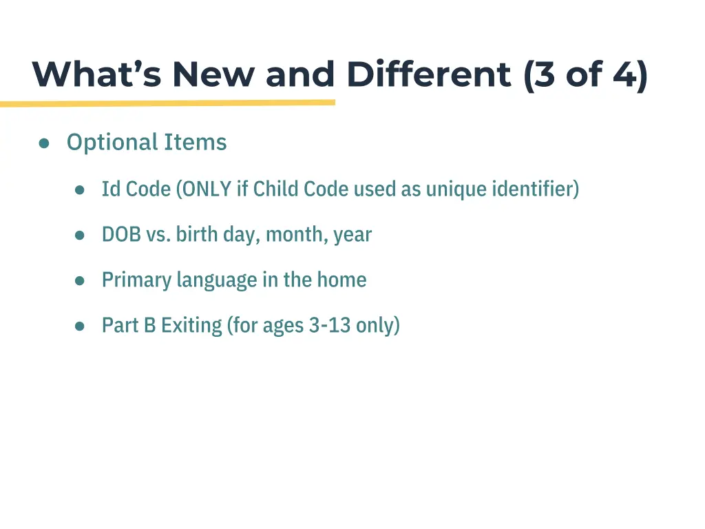 what s new and different 3 of 4