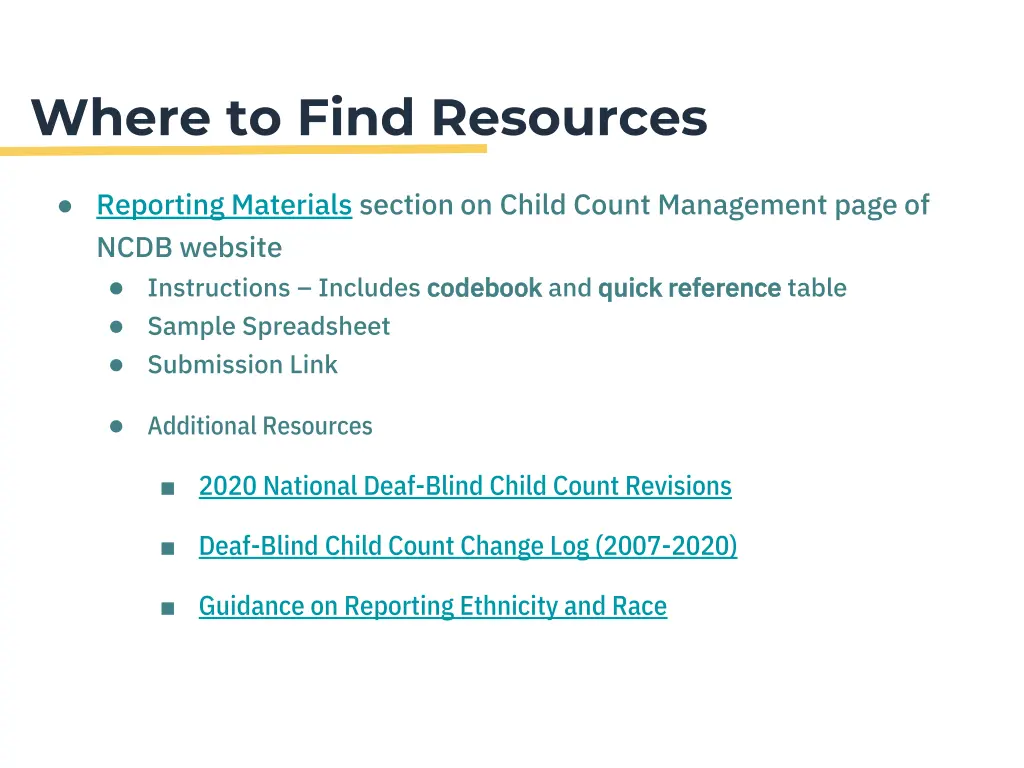 where to find resources