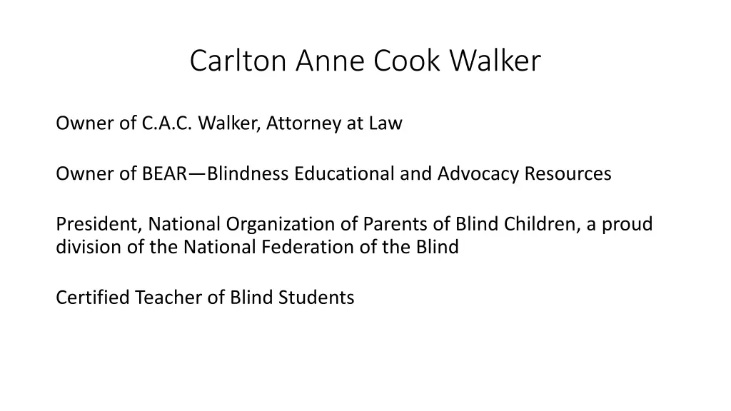 carlton anne cook walker