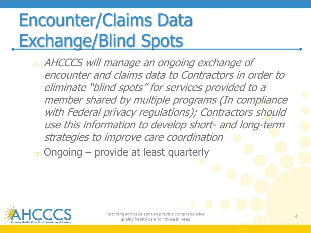 encounter claims data exchange blind spots