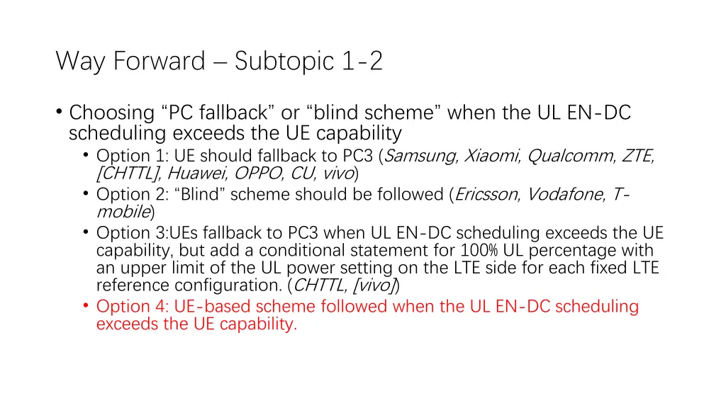 way forward subtopic 1 2