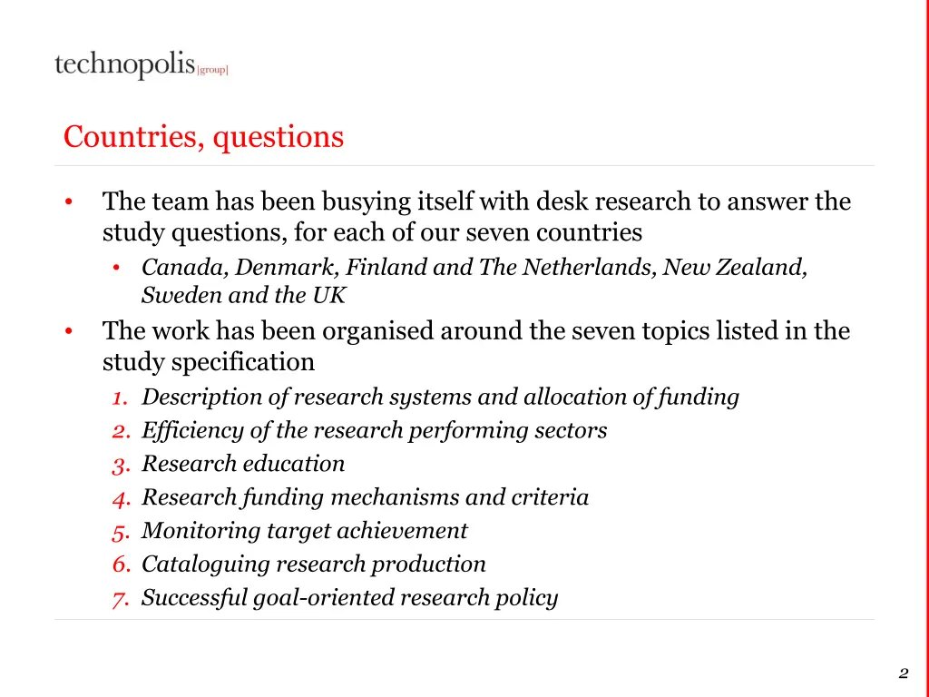 countries questions
