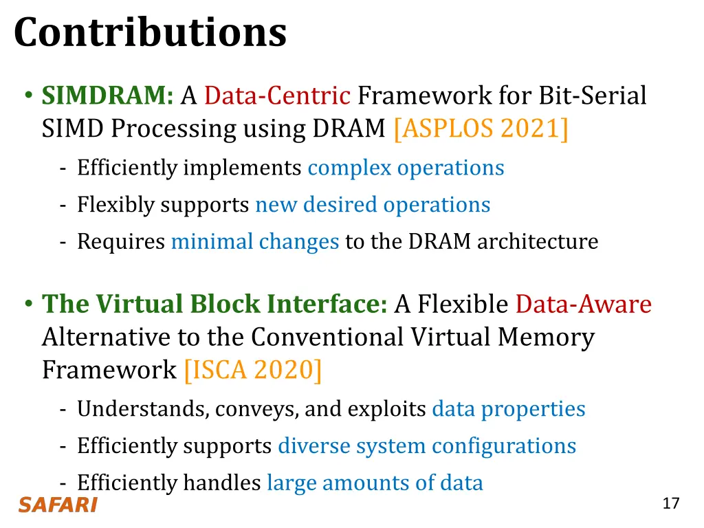 contributions