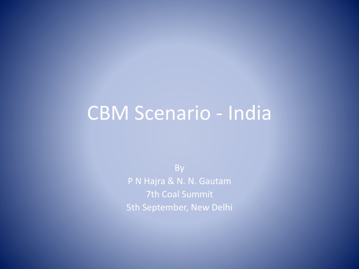 cbm scenario india